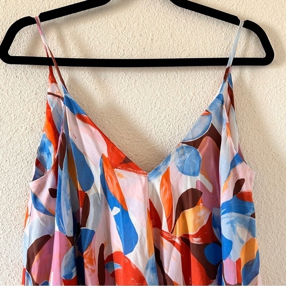 Forever 21 Women Small Dress Tunic NWT Artsy Floral Boho Shift Relax - Picture 3 of 9